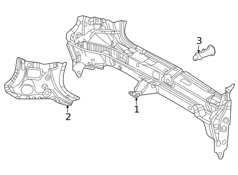 Rear Body for 2024 Lexus GX550 #0