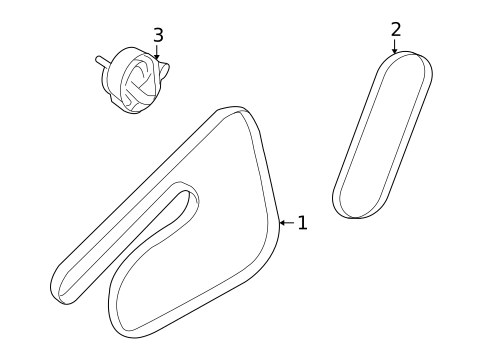 Belts & Pulleys for 2009 Chevrolet Aveo #0