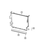 68256141AA - : Radiator Shroud, Export for Mopar Image
