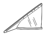 73562TRTA01 - : Quarter Glass for Honda: Clarity Image