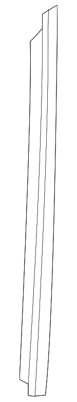 73810TRTA01 - : Quarter Glass Seal for Honda: Clarity Image