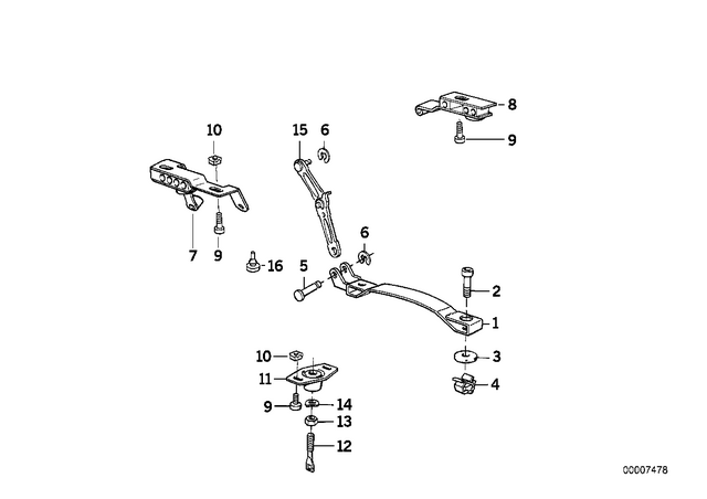 52531451213 - Seats and Seat Bench: Bow -  for BMW-Motorrad Image