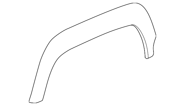 2024-2026 Chevrolet Silverado EV Wheel Opening Molding 85510595 GM ...