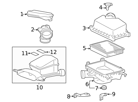 Sensors for 2012 Toyota Camry #0
