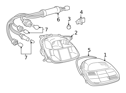 Bulbs - Chassis for 2001 Toyota MR2 Spyder #0