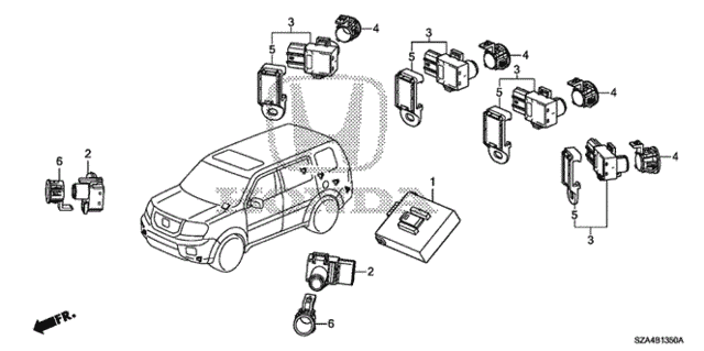 Parking Sensor for 2012 Honda Pilot #0