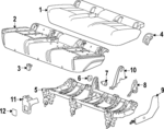 13586169 - : Cushion Frame Cover for Honda: Prologue Image