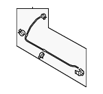 25451P1600 - Cooling System: Vent Hose for Kia Image