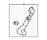 25414N9700 - Cooling System: Upper Hose for Kia Image