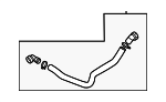 25415N7700 - Cooling System: Lower Hose for Kia Image