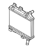 H30515200 - Cooling System: Auxiliary Radiator for Mazda Image