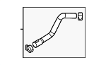 H305151JX - : Upper Hose for Mazda: CX-70, CX-90 Image