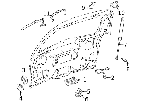 Liftgate for 2007 Saturn Relay #0