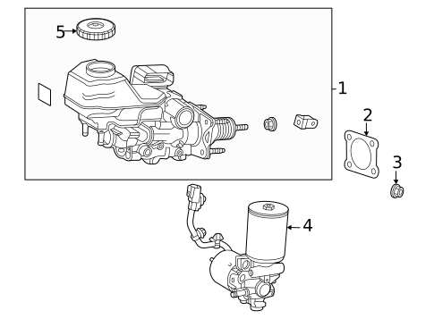 Master Cylinder - Components On Dash Panel for 2024 Toyota RAV4 #0