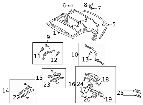 Frame & Components for 2002 Mitsubishi Eclipse #0
