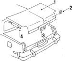 20282469 - Body: Trunk Lid for Oldsmobile: Omega Image