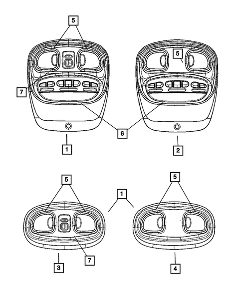 Consoles for 2006 Chrysler Pacifica #2