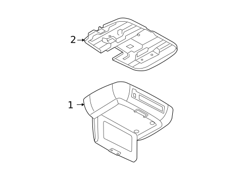 Entertainment System Components for 2007 Ford Five Hundred #0