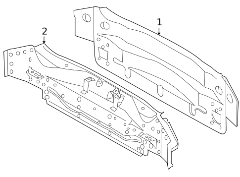 Rear Body for 2011 BMW X6 #0