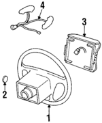 F58Z3600A - Steering: Steering Wheel for Ford: Windstar Image