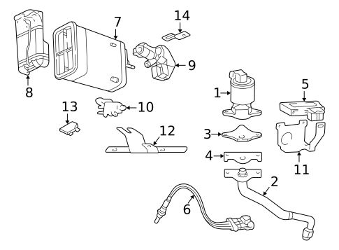 Emission Components for 2003 Oldsmobile Alero #0