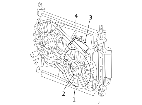 Cooling Fan for 2005 Chrysler 300 #0