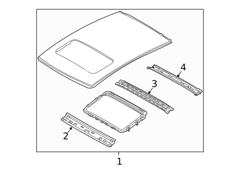 Roof & Components for 2003 INFINITI G35 #3