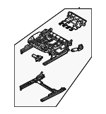 4K0881105K - Body: Seat Frame for Audi Image