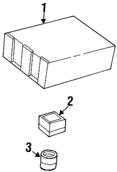 Daytime Running Lamp Components for 2002 Pontiac Firebird #0