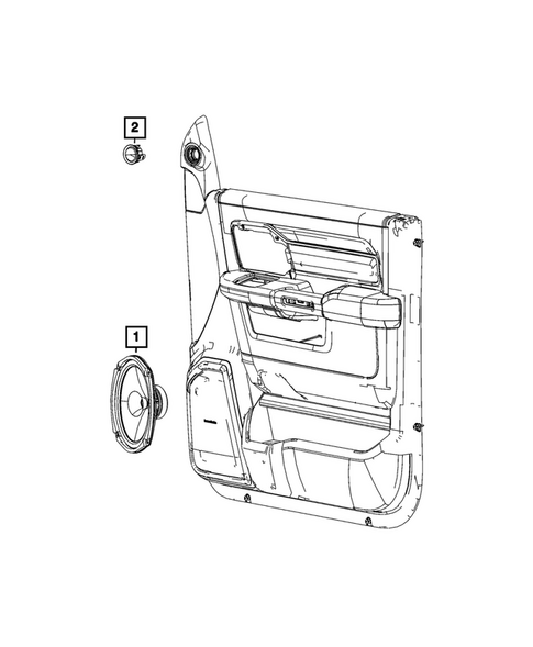 Radio, Antenna, Speakers, DVD, and Video systems for 2025 Ram 3500 #13