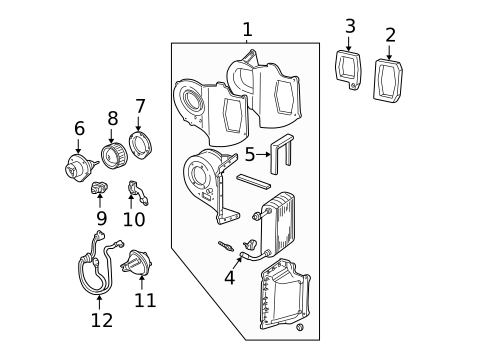 Evaporator & Heater Components for 2002 Ford Explorer Sport Trac #0