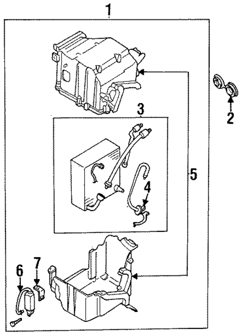 HVAC Case for 1997 Nissan 200SX #0