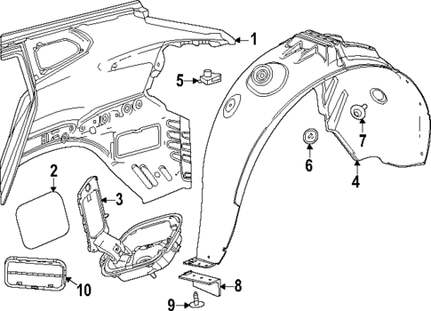 Quarter Panel & Components for 2025 Buick Envista #0