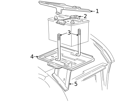 Battery for 1995 Dodge B3500 #0