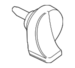 61338362360 - Electrical: Horn for BMW: 525i, 528i, 530i, 540i, M5 Image