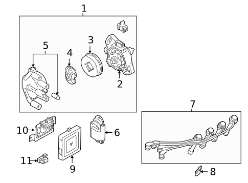 Ignition System for 1997 Mitsubishi Montero Sport #0