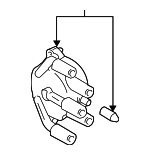 MD618980 - : Distributor Cap for Mitsubishi: Montero Sport Image