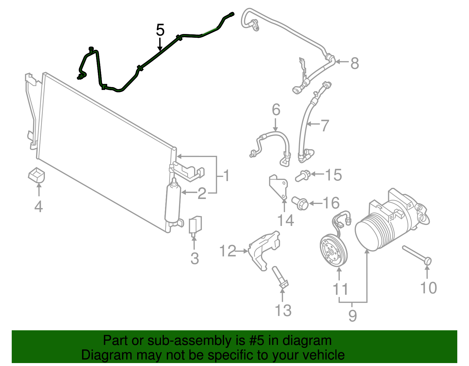 Liquid Line - Nissan (92440-9FU1C)