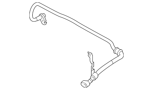 Rear AC Tube - Nissan (92450-EZ40A)