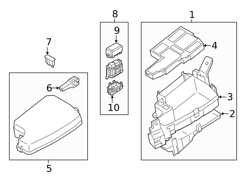 Fuse & Relay for 2018 Mazda 6 #0