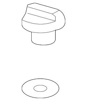 12642163 - Engine: Engine Oil Filler Cap for GM Image