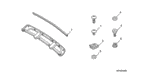 93903252G0 - Accessory Components: SCREW, TAPPING (5X12) for Acura: NSX, RDX, TL Image