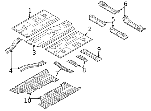 Floor & Rails for 2011 Suzuki Kizashi #0