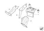 61337839345 - Vehicle Electrical System: Horn, High Pitch for BMW Image