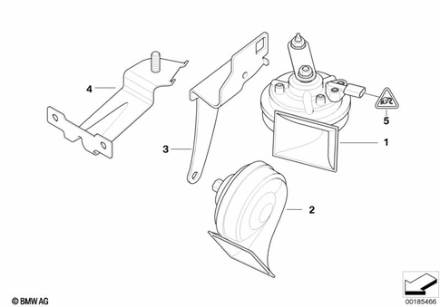 Horn for 2006 BMW M5 #0