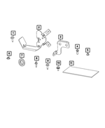 68158710AA - Electrical: Wiring Bracket for Ram: 1500, 1500 Classic Image