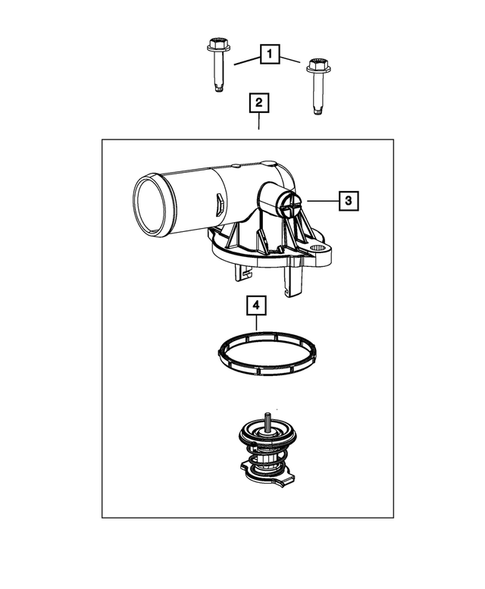 Water Pump and Related Parts for 2023 Dodge Challenger #1
