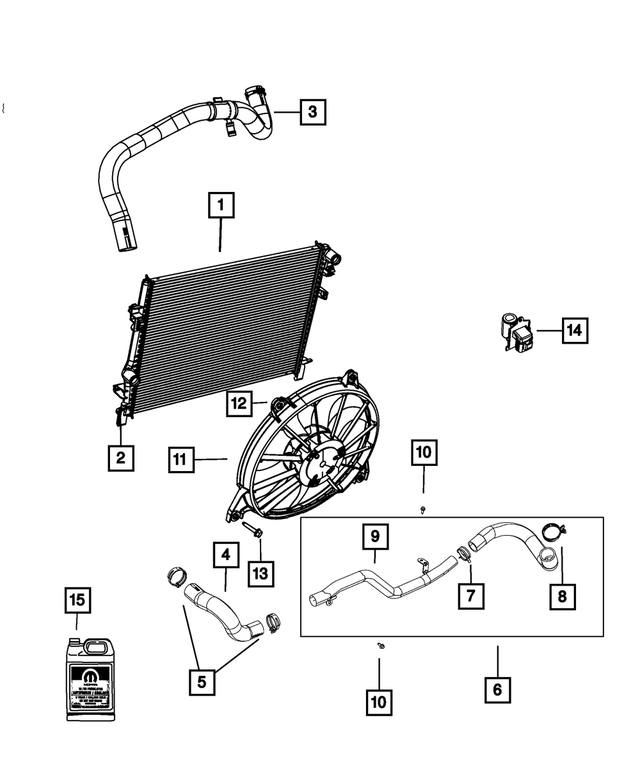 6104817AA - : Hose Clamp for Mopar Image