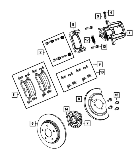 Rear Brakes for 2012 Dodge Journey #0