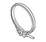 18328612537 - Exhaust: Pre-converter Clamp for BMW: 340i, 340i GT xDrive, 340i xDrive, 440i, 440i Gran Coupe, 440i xDrive, 440i xDrive Gran Coupe, 540i, 540i xDrive, 640i xDrive Gran Turismo, 740i, 740i xDrive, 745e xDrive, 840i, 840i Gran Coupe, 840i xDrive, 840i xDrive Gran Coupe, M2, M240i, M240i xDrive, M340i, M340i xDrive, M440i, M440i Gran Coupe, M440i xDrive, M440i xDrive Gran Coupe, X3, X4, X5, X6, X7, Z4 Image